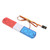 RC LED Police Light Simulation Design 4 Modes RC Police Flash Lamp LED Alarming Light for 1/8 1/10 RC Cars Red Blue
