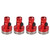 4Pcs RC Magnetic Body Post Invisible Body Shell Post Mount for 1/8 1/10 Remote Control VehicleRed