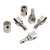 4pcs RC Diff Outdrive Steel RC Differential Drive Cup with Driveshaft Joint Cup for ARRMA 1/7 1/8 Cars Silver