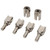 4pcs RC Diff Outdrive Steel RC Differential Drive Cup with Driveshaft Joint Cup for ARRMA 1/7 1/8 Cars Silver