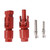 1 Pair Solar Panel Connectors IP68 Waterproof Male Female Photovoltaic Solar Panel Cable Connectors 1000VDC Red