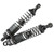 2Pcs 100mm RC Metal Shock Absorber Damper Set for HSP / RGT / Himoto / Redcat 1/10 RC CarBlack