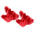 Aluminum Alloy Front Steering Cup for LOSI 1/8 LMT SOLID AXLE Remote Control Car AccessoryRed