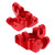 Aluminum Alloy Front Steering Cup for LOSI 1/8 LMT SOLID AXLE Remote Control Car AccessoryRed