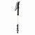 7075 Aviation Aluminum Alloy Walking Sticks Lightweight Hiking Poles with Fast Locking SystemWhite