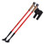 2pcs Portable Anti Shock Stick Pole for Outdoor Trekking Walking Hiking (Red)
