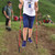 2pcs Portable Anti Shock Stick Pole for Outdoor Trekking Walking Hiking (Red)