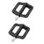 1 Pair Bike Pedal 9/16in Widened Anti Slip Easy Installation Nylon Fiber Mountain Bike Pedal for Bicycle Black
