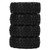 4PCS RC Car Wheels Mesh Wheels and Tires Set for Xiaomi Jimny XMYKC01CM 1/16 Remote Control Cars Black