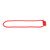 Climbing Rope 1.2m Length 6mm Diameter 12KN Accessory Cord Utility Rope for Outdoor Red