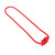 Climbing Rope 1.2m Length 6mm Diameter 12KN Accessory Cord Utility Rope for Outdoor Red