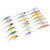 20pcs Plastic Fishing Lures Colorful Artificial Lifelike Fishing Baits Tackles