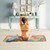 Microfiber Yoga Towel Mat with Non Slip Silicone Particles Backside Soft Travel Sport Fitness Exercise Beach Towel