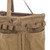 Outdoor Tool Bag Large Capacity Wear Resistant Foldable Oxford Cloth Tools Holder Bag for Gardening Khaki