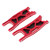 RC Car Rear Suspension Arm Aluminum Alloy Swing Arm Dustproof Carbon Plate Kit for Traxxas 1/8 Sledg Remote Control Car Red