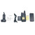 1Pc Portable WLN 16-Channel 400-470MHz Mini Walkie Talkie UHF Handheld Two Way Transceiver Radio