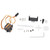ES08MA II Mini Metal Gear Analog Servo RC Model Servo Kit with Aluminum Alloy Swing Arm Servo Base