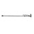 Hiking Poles Aluminum Alloy Plastic Rubber Collapsible Lightweight Folding Walking Sticks for Men Women Elderly White
