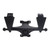 Snowboard Skateboard Wall Mount Display Rack Space Saving Skateboard Storage Stand Holder Black
