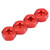 Aluminium Alloy 5mm To 12mm Wheel Hex Hub Adapter for WPL 1634 RC Truck (Red)