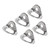 5PCS Climbing Anchor 316 Stainless Steel Climbing Hanger for Rappelling Aerial Work