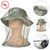 5Pcs Outdoor Anti Dust Breathable Anti Mosquito Mesh Hat Insect Prevention Net Anti Bee for Fishing Travel(green )
