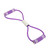 Figure 8 Puller Adjustable Length 8 Shaped Resistance Bands Elastic Fitness Pulling Rope for Arm and Shoulder Stretch Purple