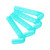 2 Pairs Skate Guards Portable Ice Skate Blade Covers Adjustable Ice Skate Blade Protector for Hockey Skates Figure Skates Ice Skates Ice Blue