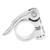 Road Bike Mountain Terrain Bicycle Aluminum Alloy Seatpost Seat Post Clamp Quick Release Silver