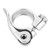 Road Bike Mountain Terrain Bicycle Aluminum Alloy Seatpost Seat Post Clamp Quick Release Silver