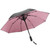 Portable Umbrella with Fan 8 Fiberglass Ribs Windproof Umbrella for Rain Sun USB Rechargeable Travel Cooling Folding Umbrella Pink
