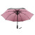 Portable Umbrella with Fan 8 Fiberglass Ribs Windproof Umbrella for Rain Sun USB Rechargeable Travel Cooling Folding Umbrella Pink
