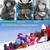 Kids Mittens Winter Windproof Waterproof Ski Gloves Fleece Lined Thick Warm Gloves for Boys Girls Outdoor Cycling Skating Skiing