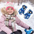 Kids Mittens Winter Windproof Waterproof Ski Gloves Fleece Lined Thick Warm Gloves for Boys Girls Outdoor Cycling Skating Skiing