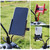 Heightened Aluminium Alloy Bicycle Mobile Phone Holder 360° Rotation Adjustable Motorcycle Phone Mount Rear View Mirror Phone Bracket for Mountain Bike Road Bicycle