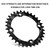 32/34/36/38T BCD 104 Mountain Bike Steel Single Crank Chain Ring Repair Parts (Black 32T)