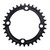 32/34/36/38T BCD 104 Mountain Bike Steel Single Crank Chain Ring Repair Parts (Black 32T)