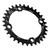 32/34/36/38T BCD 104 Mountain Bike Steel Single Crank Chain Ring Repair Parts (Black 32T)