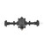 1/16 Gear Differential Axle Metal Drive Shaft Fit for FY004 Q64 Q60 WPL B36 MN77 6-Wheel RC CarCenter Axle