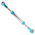 Aluminum Alloy Adjustable Servo Steering Link Rod Fit for Axial SCX10 1/10 RC Crawler90‑96mm