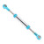 Aluminum Alloy Adjustable Servo Steering Link Rod Fit for Axial SCX10 1/10 RC Crawler90‑96mm