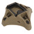 Helmet NVG Mount Shroud Nylon Alloy Universal Helmet NVG Adapter Mounting Bracket for Night Vision Goggles and Sports Camera Tan
