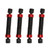 RC Car Drive Shaft Steel Center Shaft 80 to 100mm Easy Installation Low Noise RC Car Parts for Axial SCX10 90046 CC01 1/10 Black