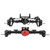 RC Axle Kit Front Rear CNC Differential Locking Portal Axles Set for Axial SCX10 I II III 90046 90047 1/10 RC Car Black