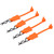 4Pcs 1/10 RC Car Clips Pins Universal Car Shell Bolt Latch Clip Replacement Model Car Shell AccessoryOrange