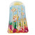 Inflatable Pool Float Kids Lounger Thickened PVC Swimming Floating Mat with Handle Yellow Tropical Fish