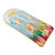 Inflatable Pool Float Kids Lounger Thickened PVC Swimming Floating Mat with Handle Yellow Tropical Fish