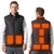 Heated Vest for Men Women 9-Zone Winter Electric Heating Vest Washable Heating Jacket with 3 Heating Levels