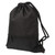 Black Drawstring Backpack Water Resistant String Bag Waterproof Sport Gym Bag for Men Women 44x36cm
