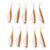 2Set Portable Artificial Simulation Double Color Soft Silicone Lure Bait Fishing Accessory10#